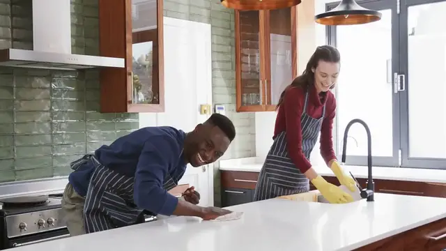 Video thumbnail for Cleaning Your Kitchen Backsplash