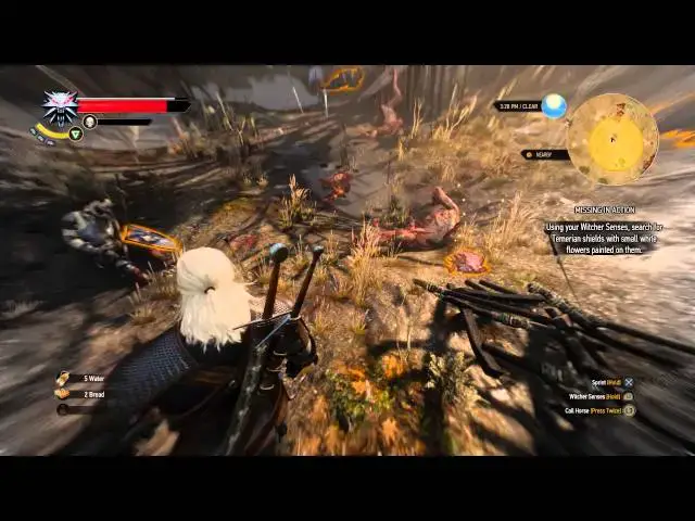 Video thumbnail for The Witcher 3: Wild Hunt - Missing In Action: Shield Location, Bastien & Rhosyn Choice Sequence