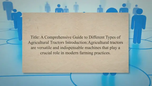 Video thumbnail for Types of Agricultural Tractors