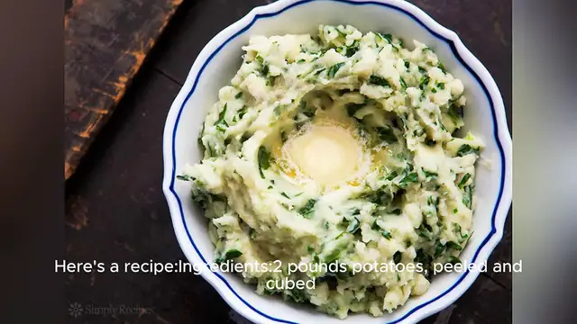 Video thumbnail for colcannon recipe
