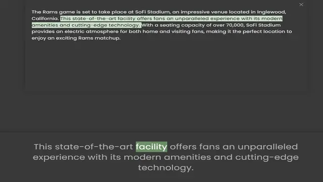Video thumbnail for California. This state-of-the-art facility offers fans an unparalleled experience with its modern amenities and cutting-edge technology. With a seating capacity of over 70,000, SoFi Stadium provides an electric atmosphere for both hom