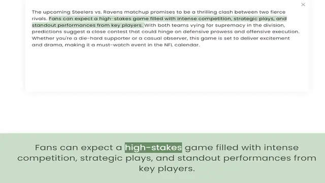 Video thumbnail for rivals. Fans can expect a high-stakes game filled with intense competition, strategic plays, and standout performances from key players. With both teams vying for supremacy in the division, predictions suggest a close contest that could h