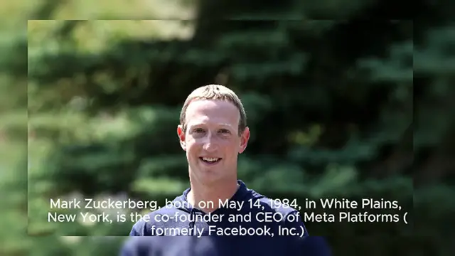 Video thumbnail for Mark Zuckerberg