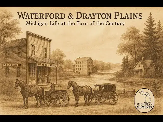'Video thumbnail for Waterford & Drayton Plains: Michigan Life at the Turn of the Century'