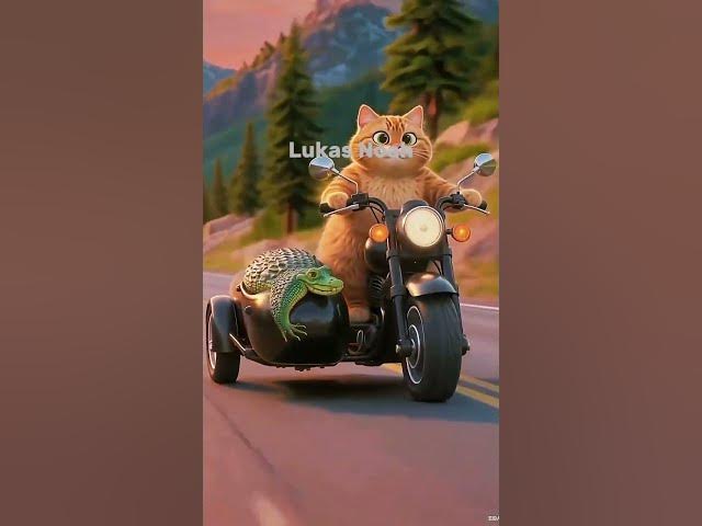 Video thumbnail for Orange Cat Energy: From Road Trip to BBQ! 🐊🔥
