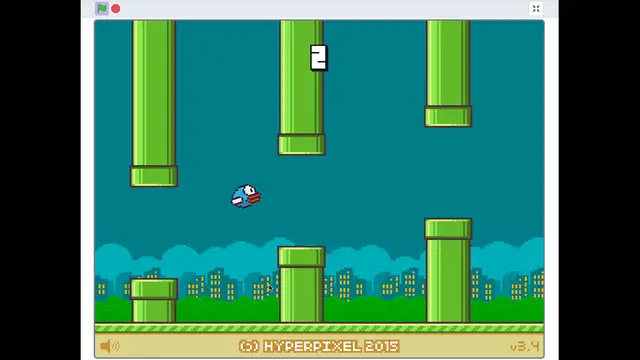 Video thumbnail for Flappy Bird Scratch 140