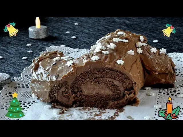 Video thumbnail for Rulada Buturuga cu ciocolata si rom, Bouche de Noel simplu si delicios