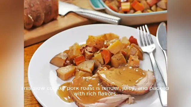 Video thumbnail for slow cooker pork roast recipe