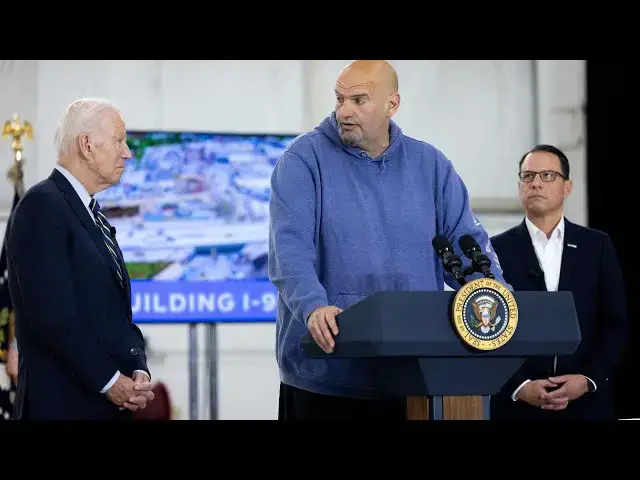 Video thumbnail for Fetterman And Biden Make Joint Appearance - Absolutely Tragic Disaster