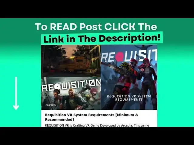 Video thumbnail for Requisition VR System Requirements [Minimum & Recommended]