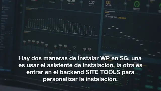 Video thumbnail for SG : 2 maneras de instalar WordPress 2023