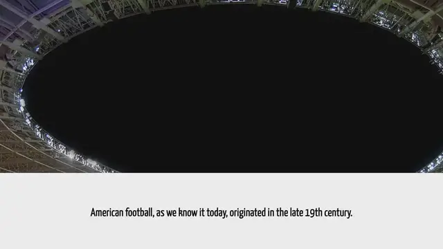 Video thumbnail for When Was American Football Started