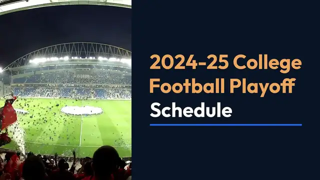 Video thumbnail for 2024-25 College Football Playoff Schedule: Dates, TV Channels & Host Sites Revealed!