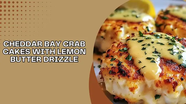 Video thumbnail for Cheddar Bay Crab Cakes with Lemon Butter Drizzle