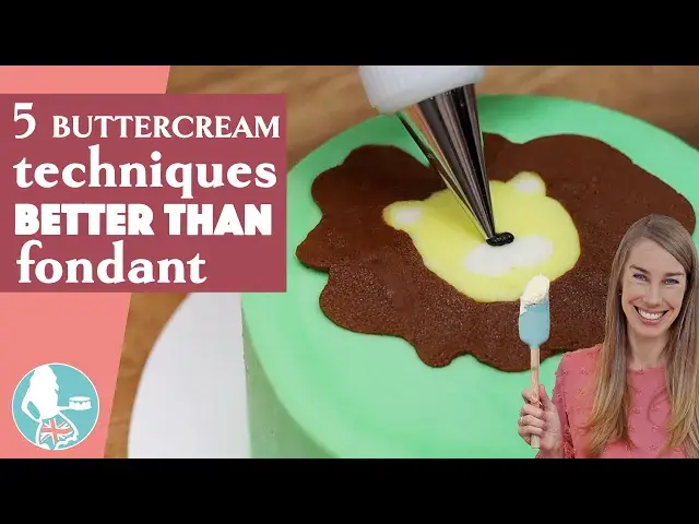 'Video thumbnail for 5 Buttercream Techniques BETTER than Fondant'