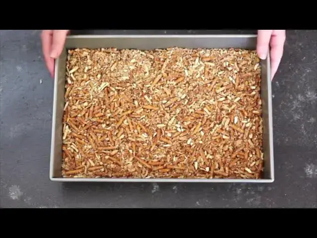 'Video thumbnail for DESSERT or SALAD  Mandarin Orange Pretzel Salad'