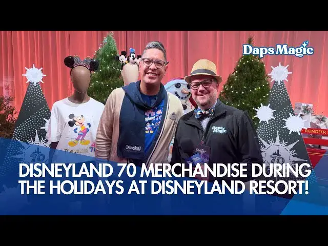 Video thumbnail for Disneyland 70th Anniversary Merchandise During Holidays at the Disneyland Resort Interview 4K