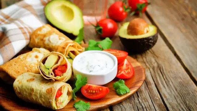 Video thumbnail for Avocado egg roll diy recipe: video blog