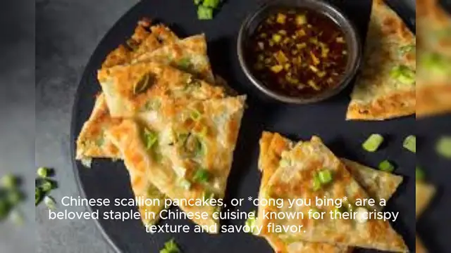 Video thumbnail for Chinese Scallion Pancakes