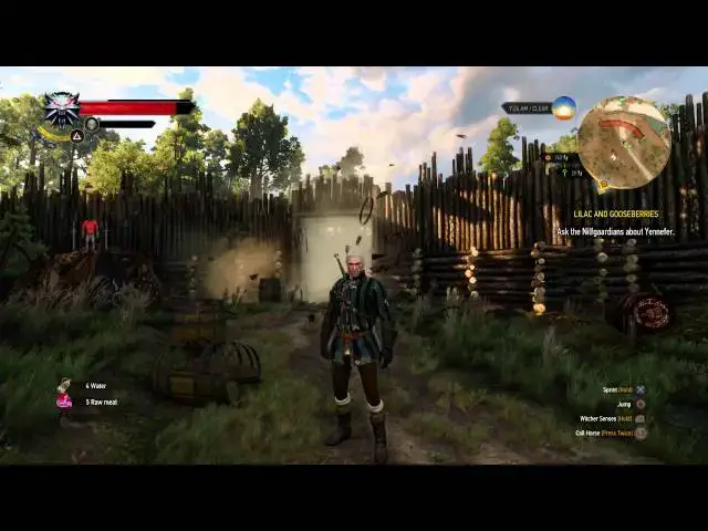 Video thumbnail for The Witcher 3: Wild Hunt - White Orchard: Aard + Igni Epic Barrel Explosion for Nothing Gameplay PS4