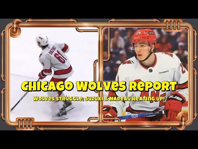 Video thumbnail for Hurricanes Rise as Wolves Stumble: Nadeau, Suzuki, & Robidas Ignite!