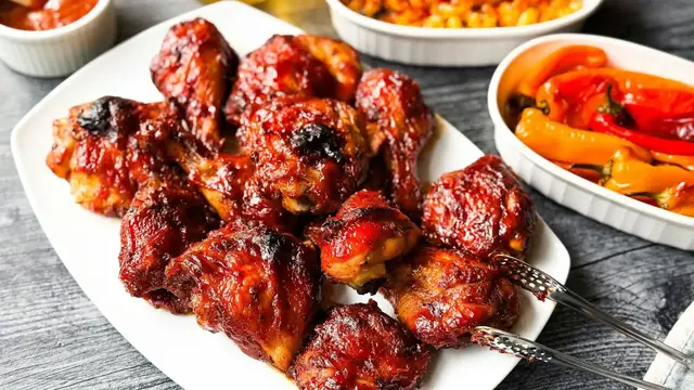 'Video thumbnail for Our Honey Bourbon BBQ Chicken Recipe Is Sticky Sweet'