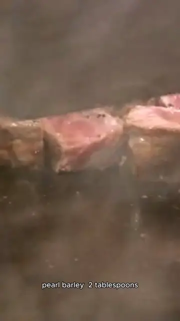 Video thumbnail for beef barley soup recipe