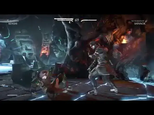 Video thumbnail for Mortal Kombat X - Traditional Klassic Towers: Kenshi vs (Regular) Shinnok 1080p 60fps Gameplay PS4