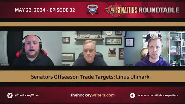 Video thumbnail for Senators 2024 Offseason Trade Targets - Linus Ullmark, Boston Bruins