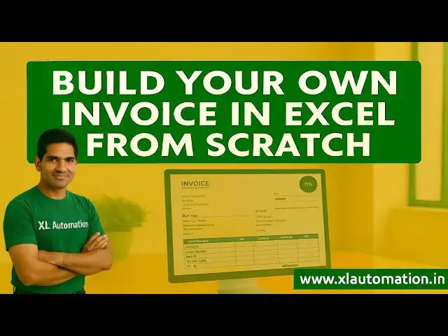 'Video thumbnail for How to Create a Dynamic Invoice in Microsoft Excel || Invoicing Templates For Excel'