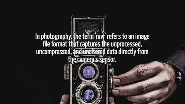 Video thumbnail for What Is Raw In Photography