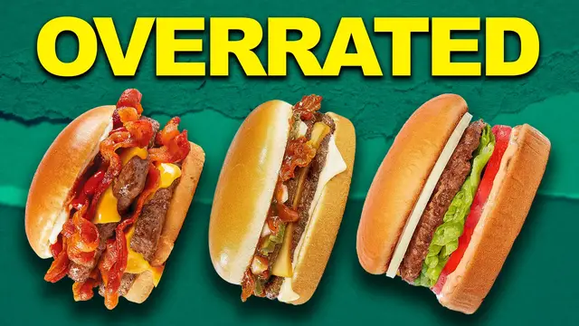 Video thumbnail for The Most Overrated Fast Food Burgers