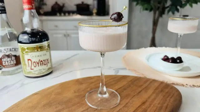 'Video thumbnail for Classic Pink Squirrel Cocktail Recipe'