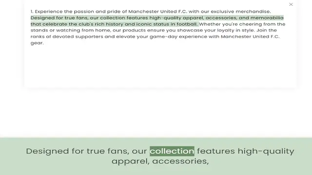 Video thumbnail for Designed for true fans, our collection features high-quality apparel, accessories, and memorabilia that celebrate the club's rich history and iconic status in football. Whether you're cheering from the stands or watching from home, our pr