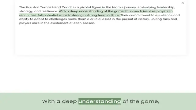 Video thumbnail for strategy, and resilience. With a deep understanding of the game, this coach inspires players to reach their full potential while fostering a strong team culture. Their commitment to excellence and ability to adapt to challenges make them
