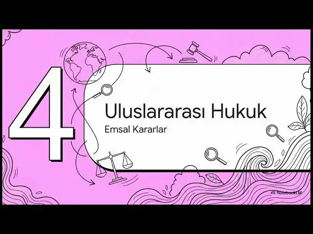 Video thumbnail for Çevre Politikası ve Hukuku 2025-2026 Final Soruları