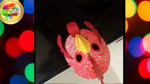 Video thumbnail for Hen Mask for Kids Funny Craft Idea