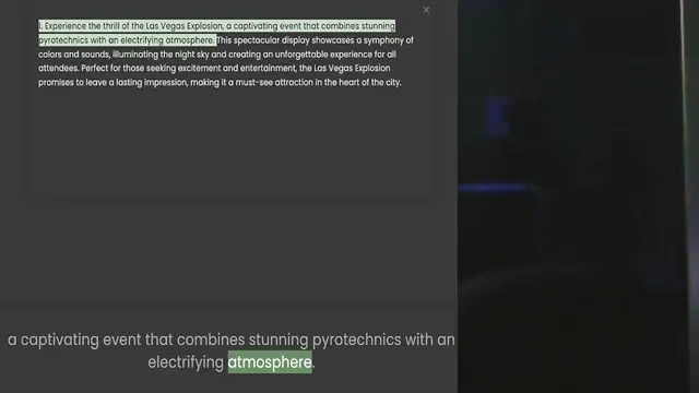 Video thumbnail for pyrotechnics with an electrifying atmosphere. This spectacular display showcases a symphony of colors and sounds, illuminating the night sky and creating an unforgettable experience for all attendees. Perfect for those seeking excitement