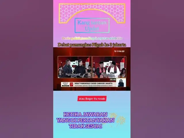 Video thumbnail for #beritaterkini #reels #news #politics #selebritis #debat