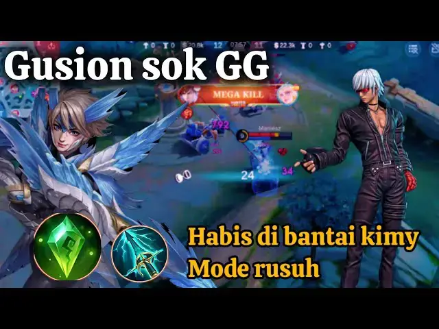 'Video thumbnail for MLBB GUSION yang sok GG‼️kimy ubah ke mode rusuh'