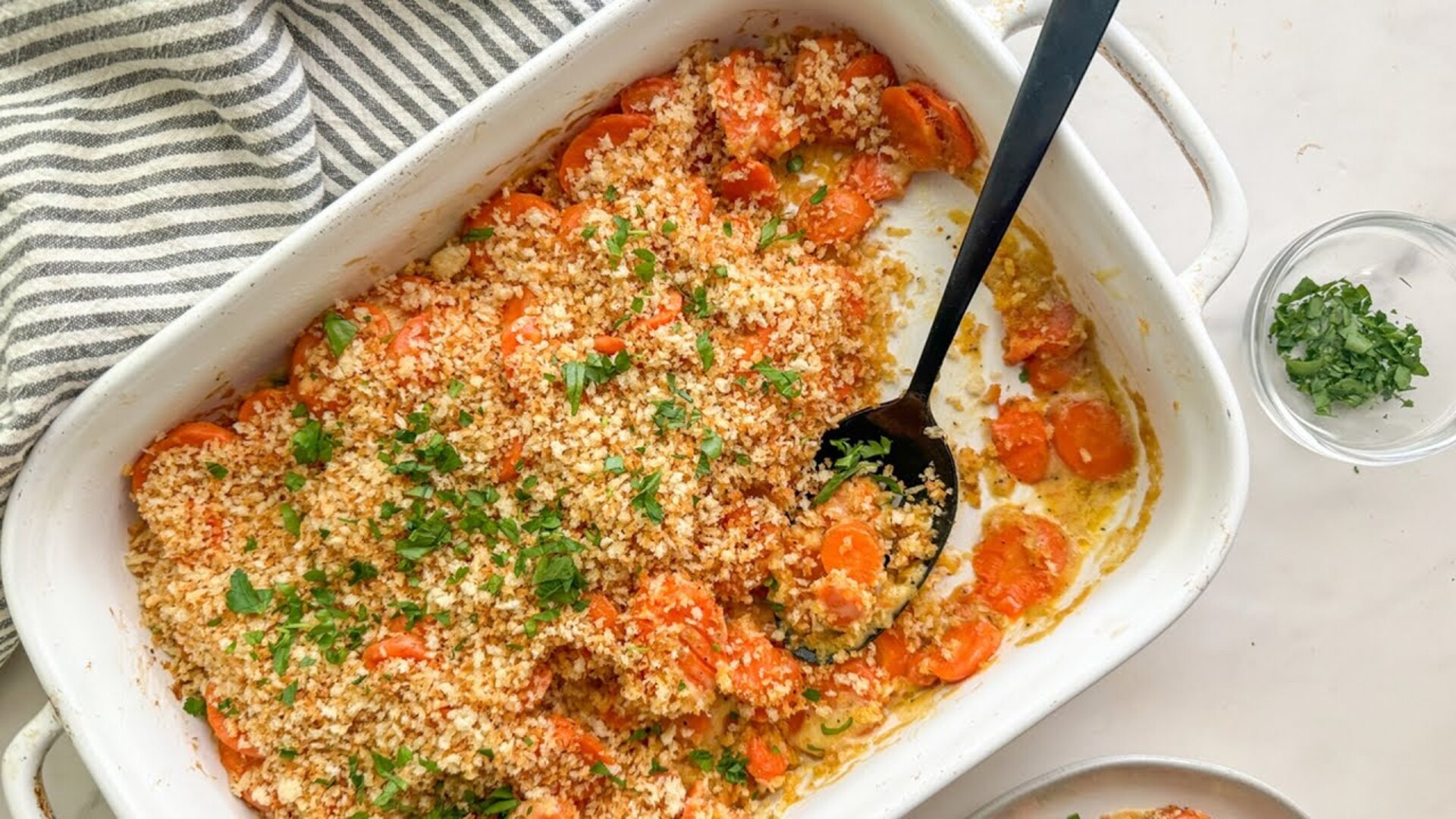 Video thumbnail for Creamy Carrot Casserole Recipe