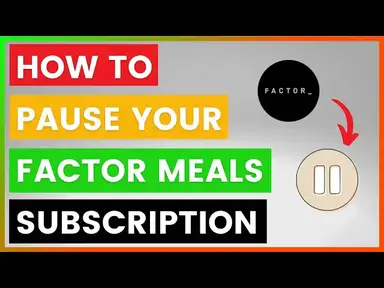 'Video thumbnail for How To Pause Your Factor Meals Subscription Skip Deliveries? [in 2025]'