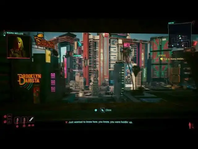 Video thumbnail for Cyberpunk 2077 - Heroes: Collect The Package From Mama Welles at V's (Keys To Jackie's Bike) | NS2