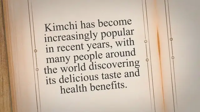 'Video thumbnail for Discover the Rich History and Delicious Recipe of Kimchi: A Step-by-Step Guide'