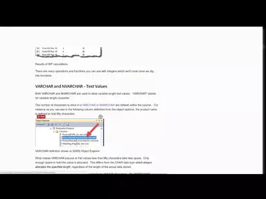 'Video thumbnail for SQL 101 - Data Types and Null Values - Common SQL Data Types | Essential SQL'
