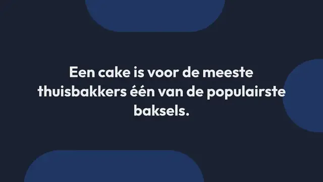 Video thumbnail for Cake – recept