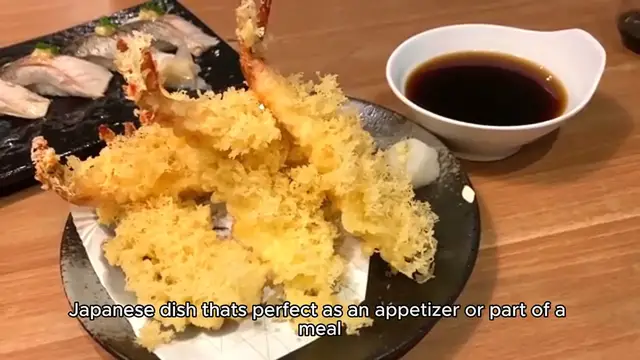 Video thumbnail for shrimp tempura recipe