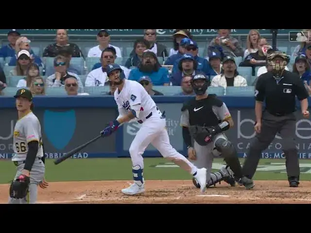 'Video thumbnail for Andy Pages LAUNCHES a Two-Run Home Run! | 5th HR of 2025 | Los Angeles Dodgers | 04/27/2025'