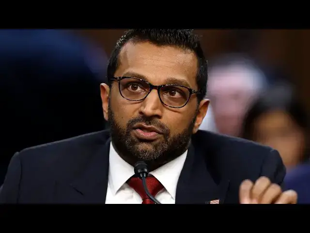 Video thumbnail for BREAKING: Kash Patel Gets News On His Confirmation - He Learned His Fate