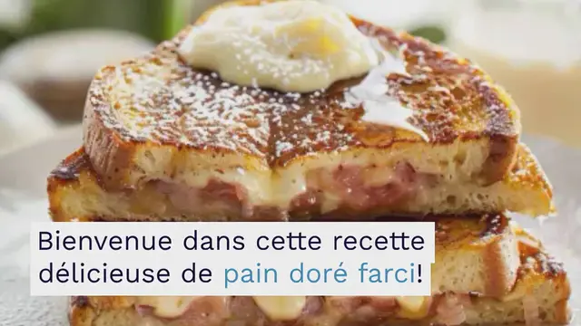 'Video thumbnail for Recette Facile : Pains Dorés Farcis Délicieux'